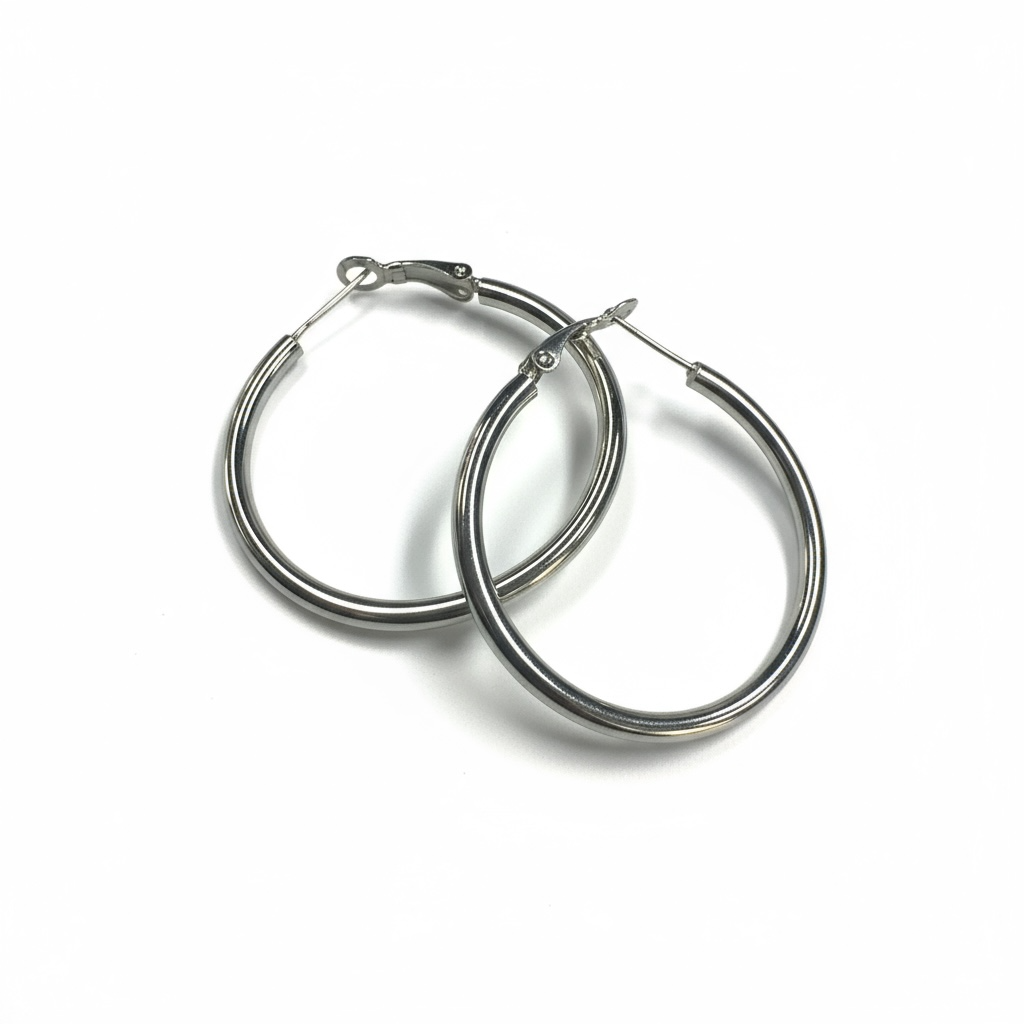 Sterling Silver Hoops
