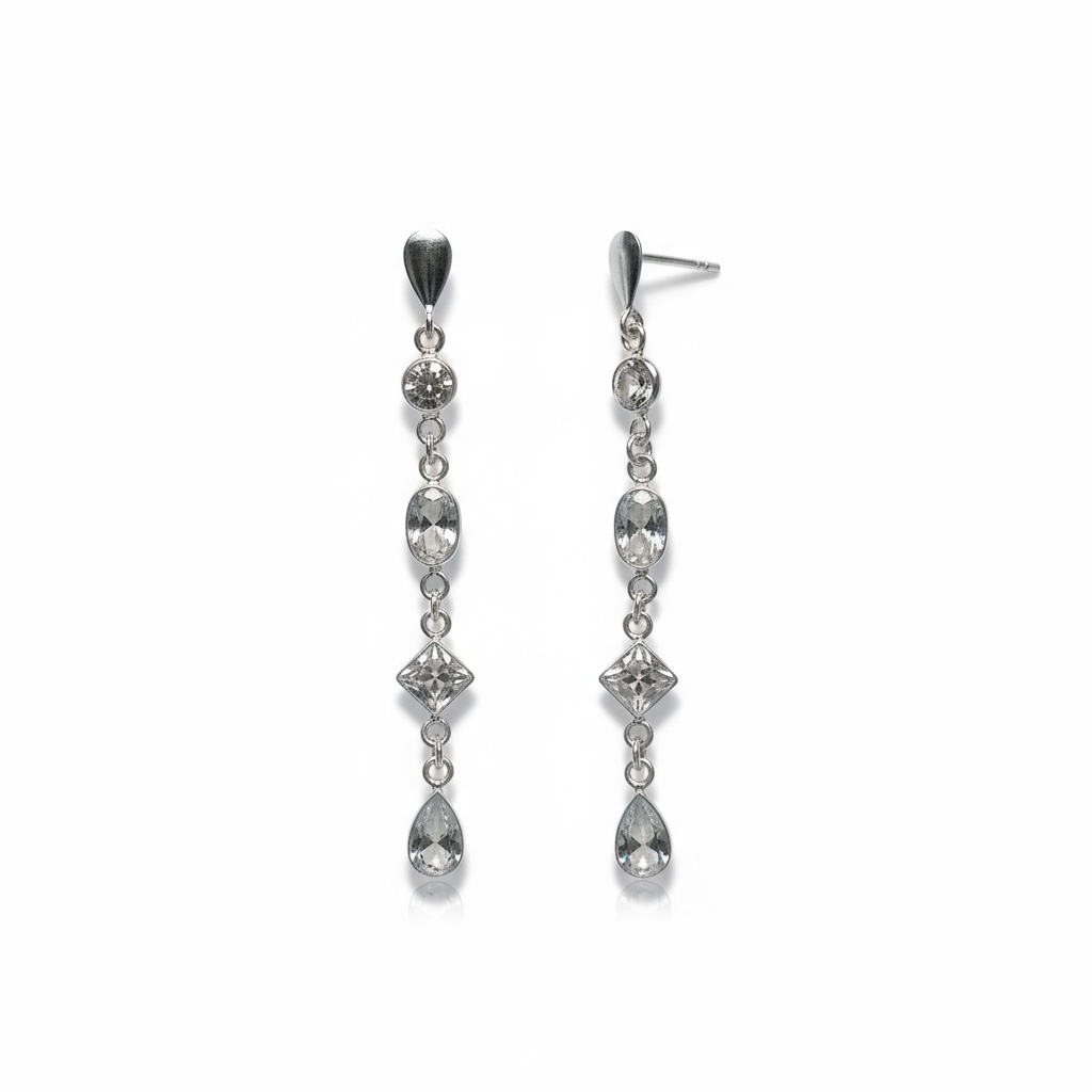 Silver Drop Earrings