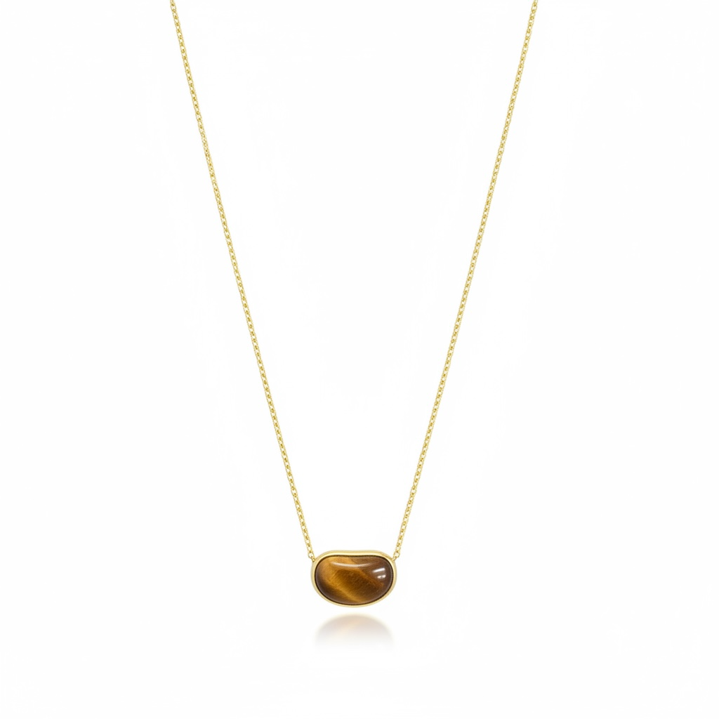 Tiger Eye Pendant Necklace