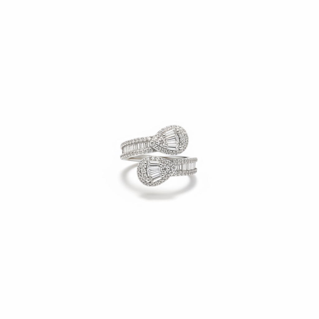 Sterling Wrap Cocktail Ring