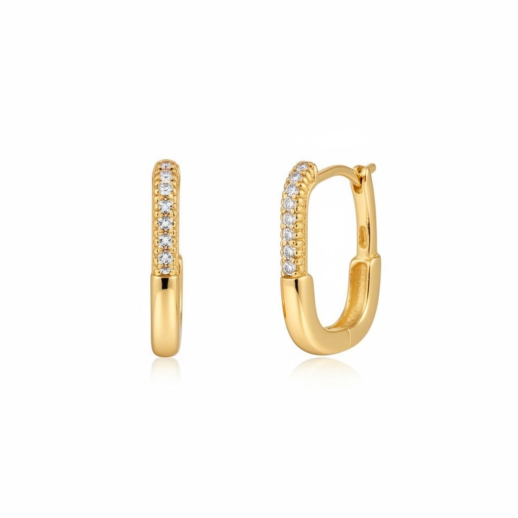 Square Hoops Earrings