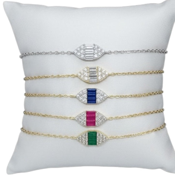 Rounded Baguette Bracelet