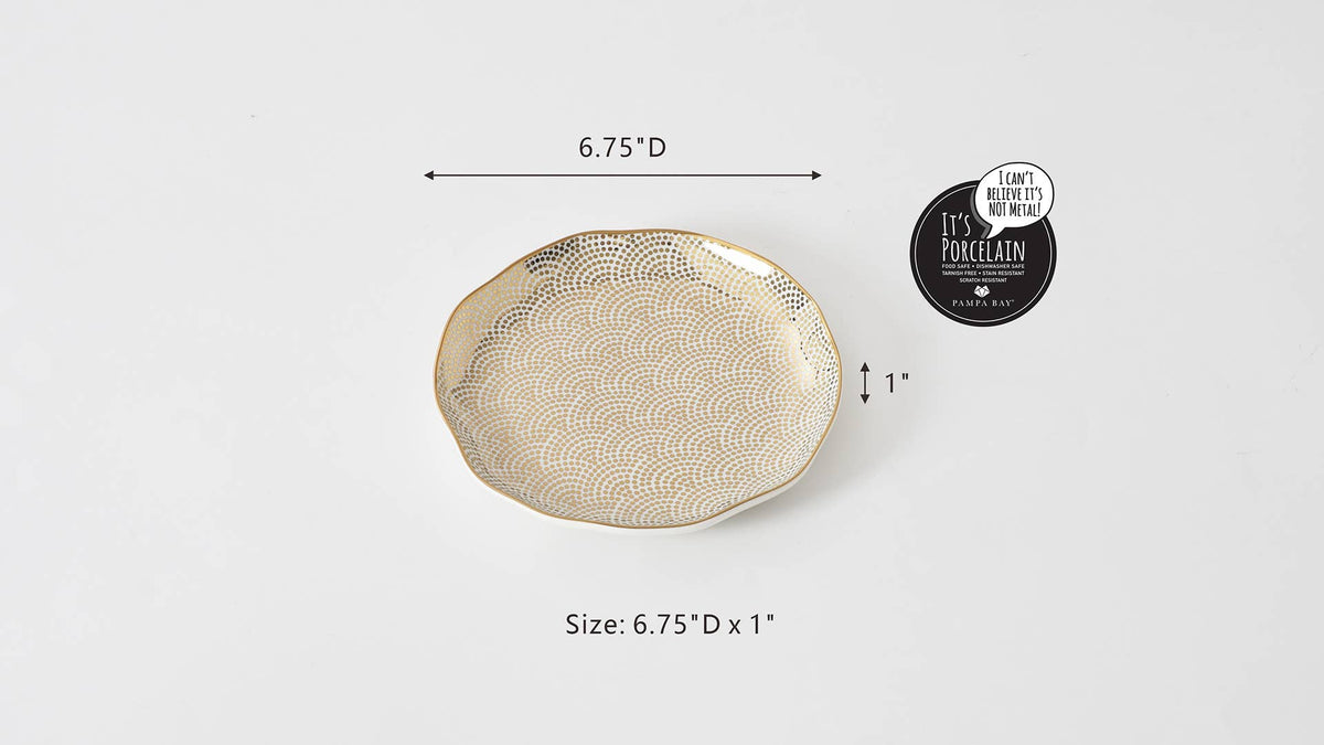 Round Appetizer/Dessert Plate