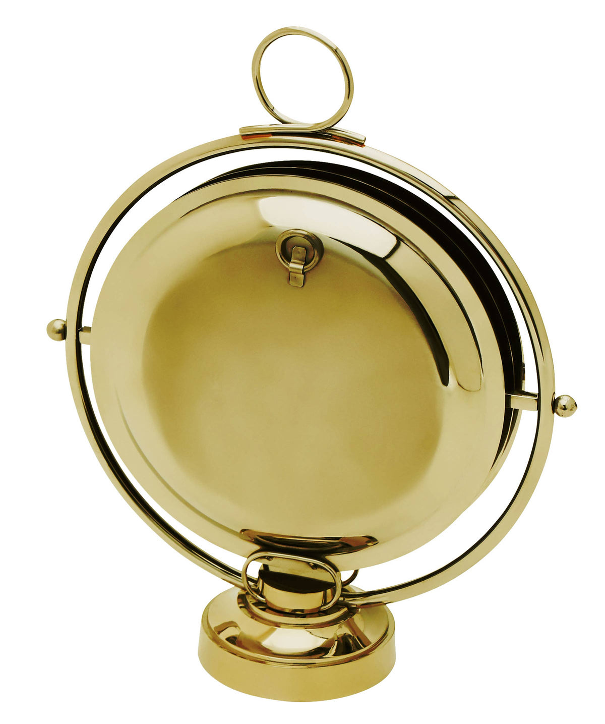 Godinger Round Foldable 3-tier Tray - silver or gold