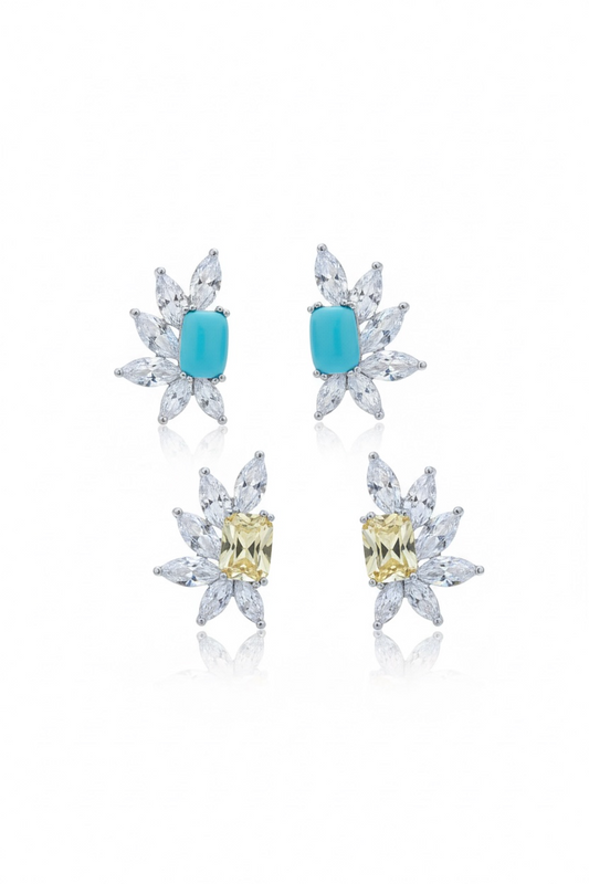 Statement CZ earrings