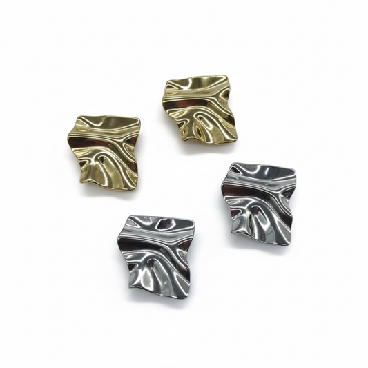 Hammered Statement Earrings