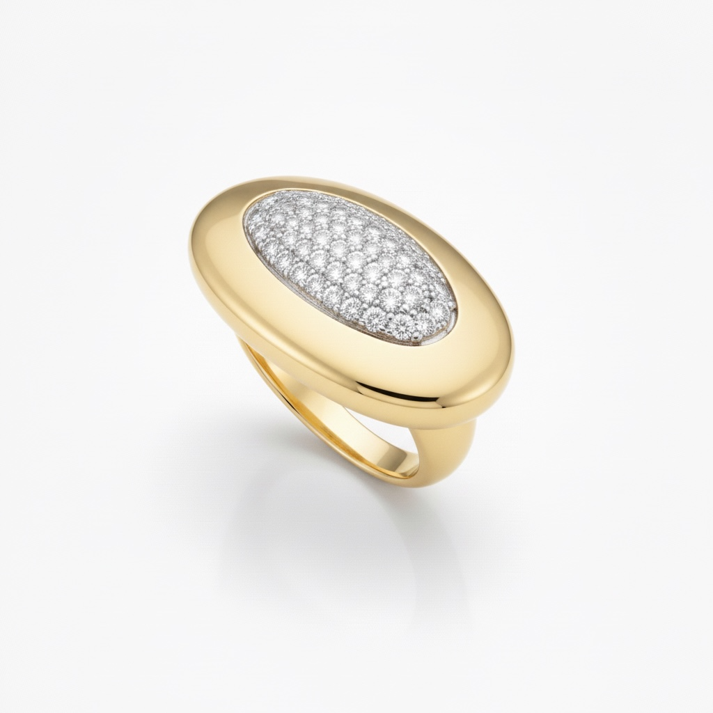 Oval Cocktail Ring