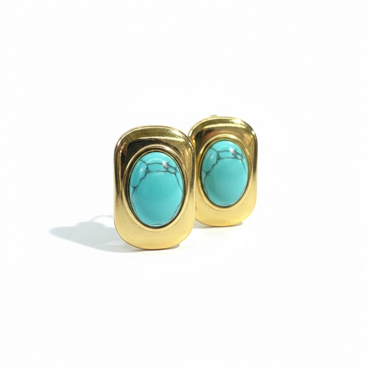 Turquoise Statement Earrings