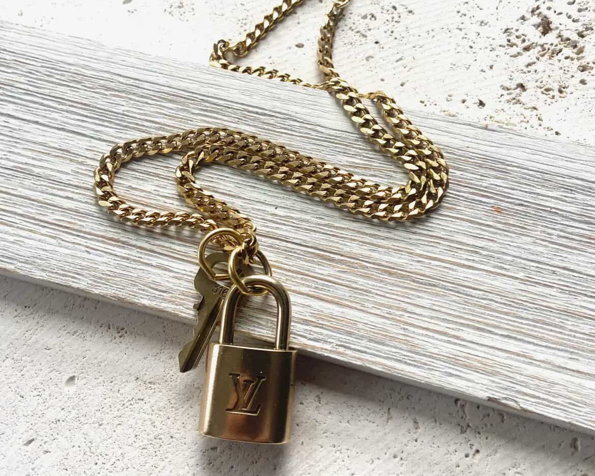 LV Lock Necklace