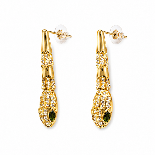 Drop Snake Earrings