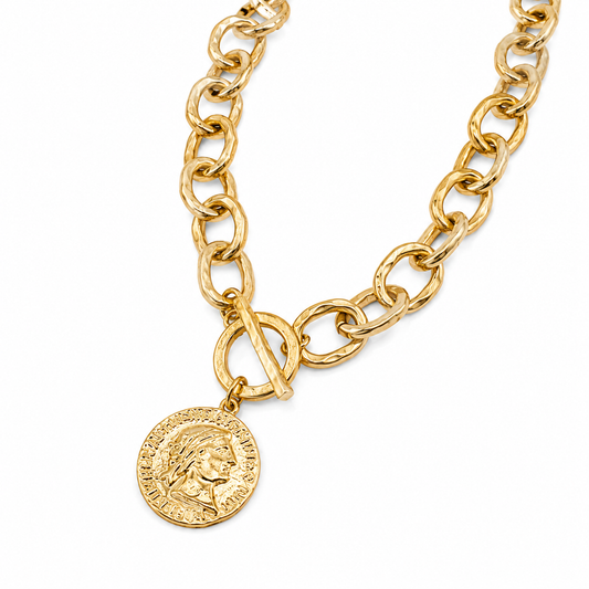 Chunky Coin Necklace