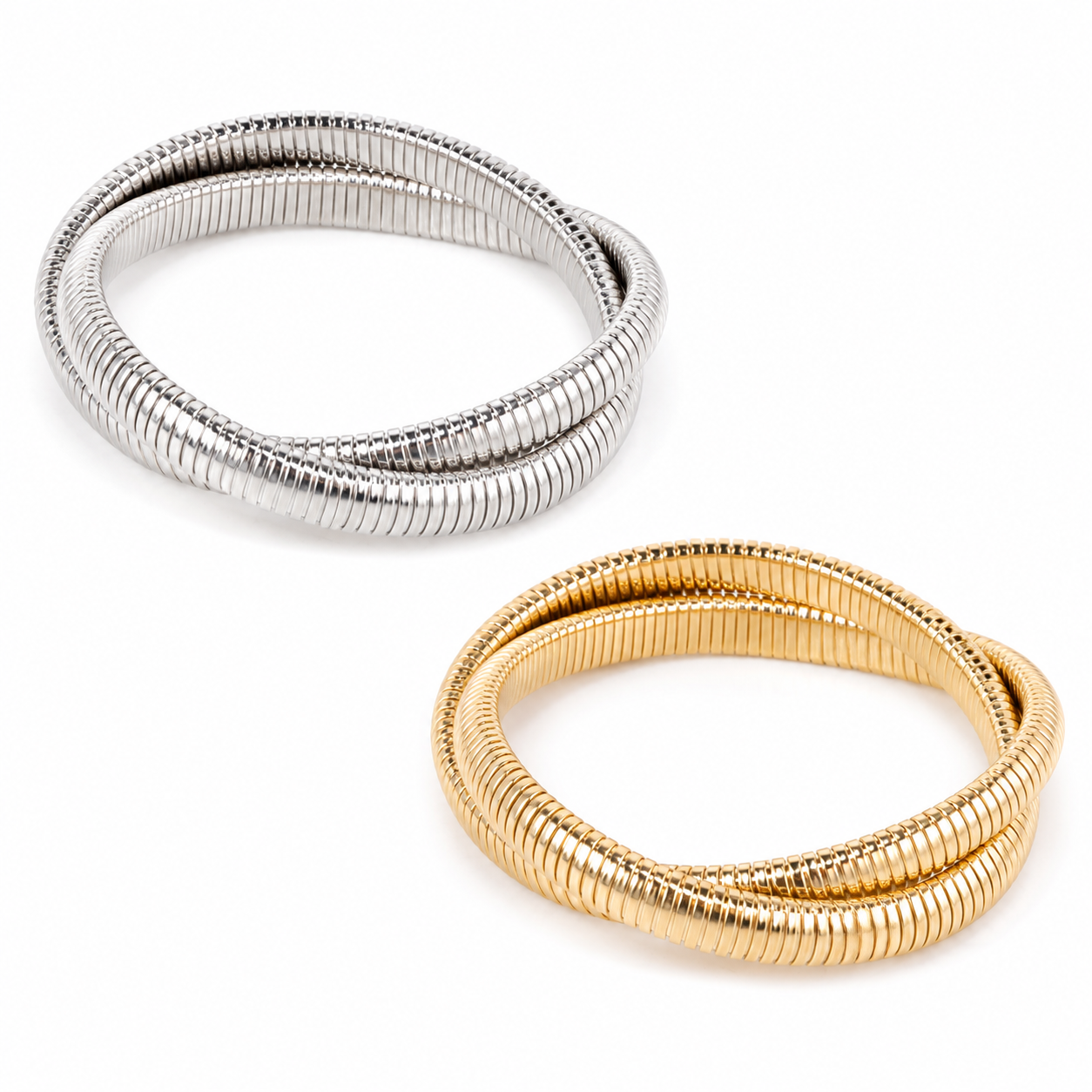 Intertwined Tubogas Bangle
