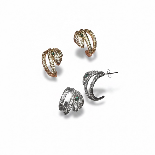Wrap Snake Earrings