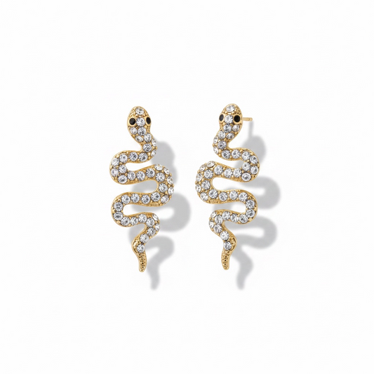 Drop Snake Earrings