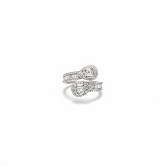 Sterling Wrap Cocktail Ring
