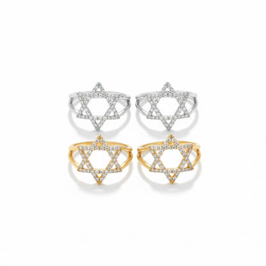 Star of David Rings