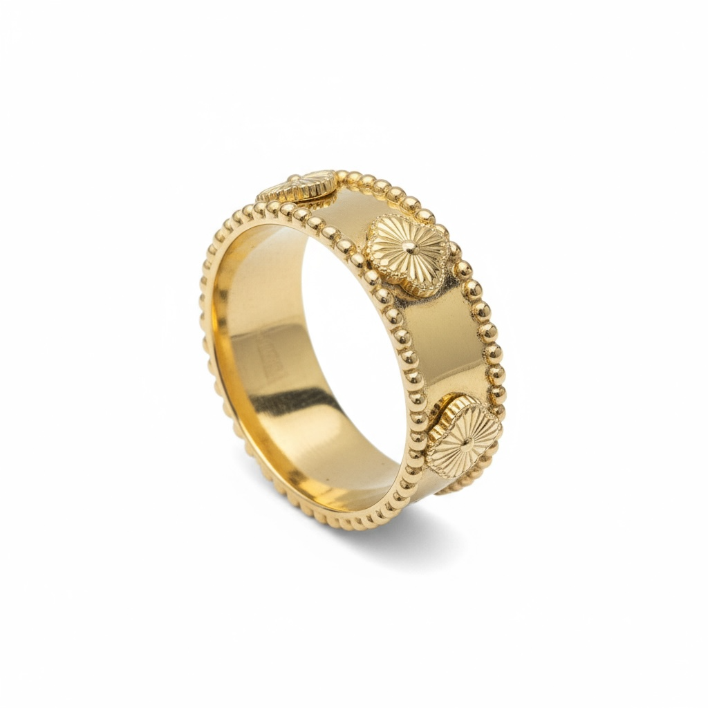 Clover Bangle Ring