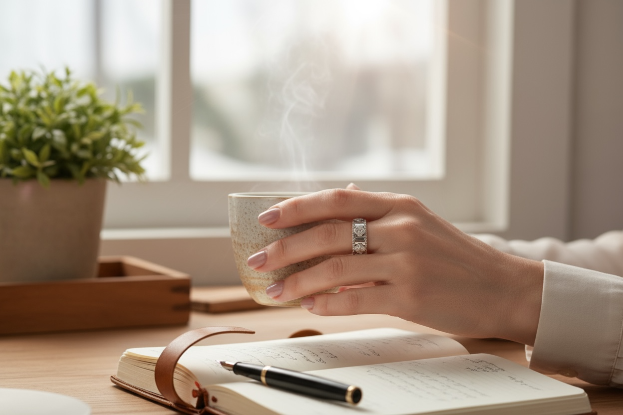 Clover Bangle Ring
