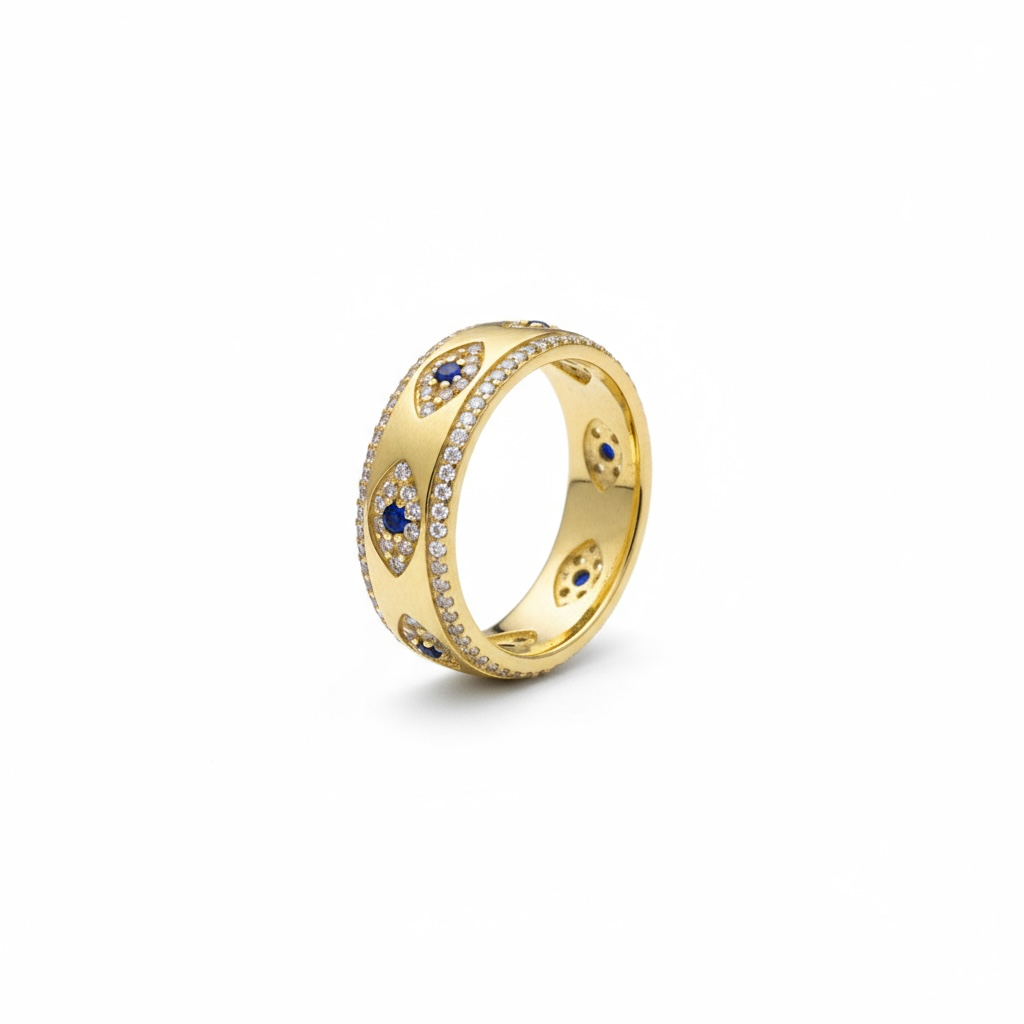Evil eye ring