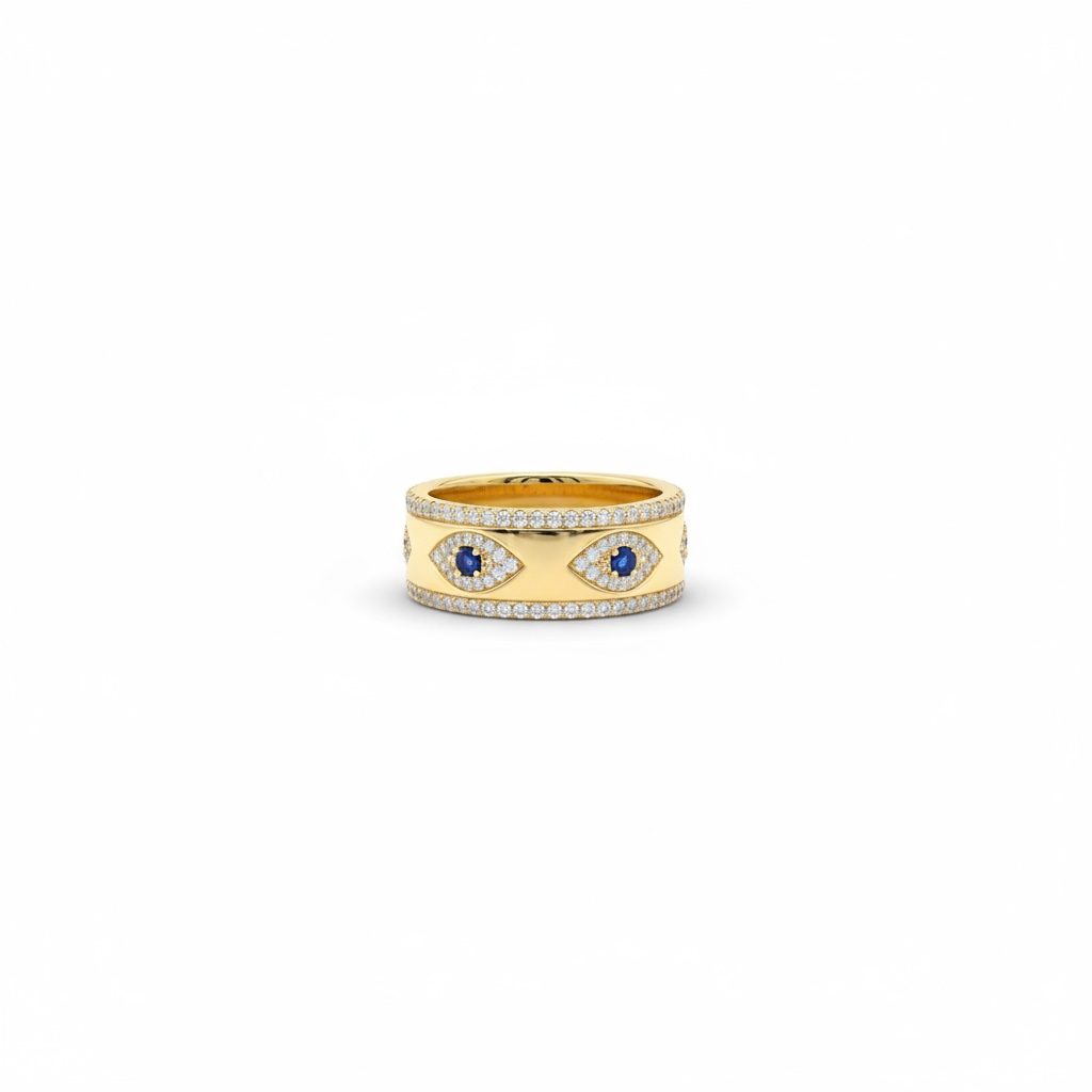 Evil eye ring