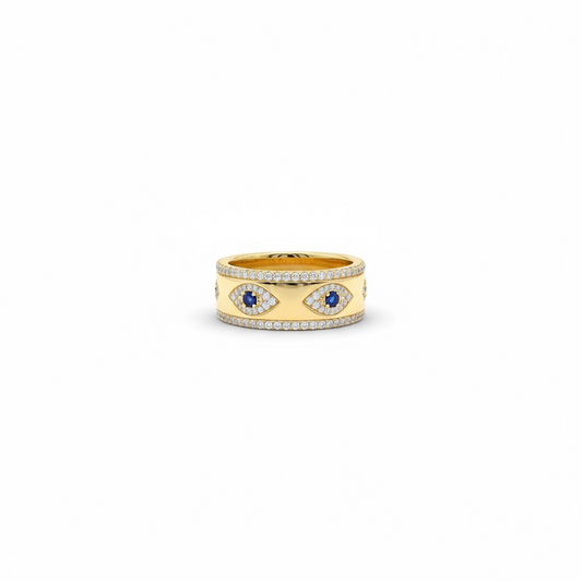 Evil eye ring
