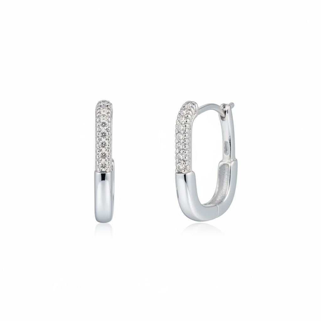Square Hoops Earrings