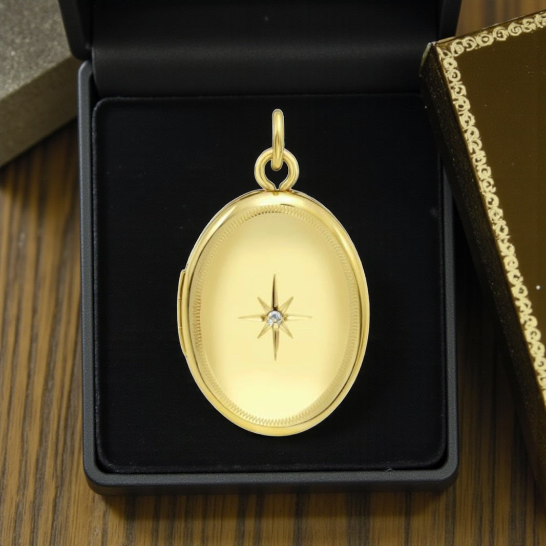 Diamond Locket Pendant
